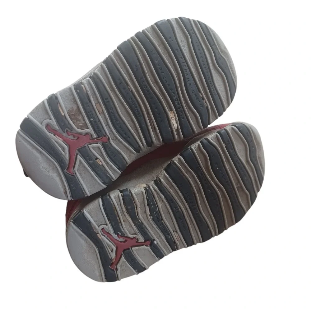 Nike Air Jordan Vintage Toddler Red Leather Boots‎ 6C